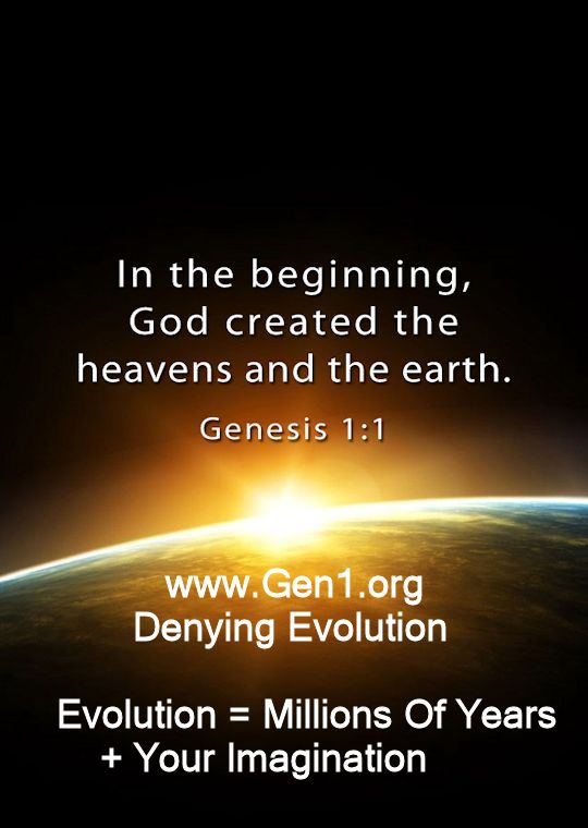 www.Gen1.org  (Denying Evolution)